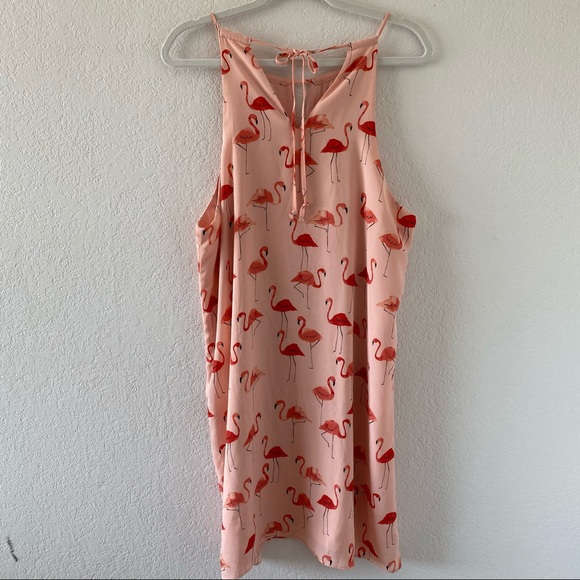 ❗️sold❗️Flinn & Grace Flamingo Print Dress - Picture 6 of 9